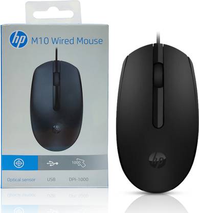 HP M10 Wired Ambidextrous Laser Mouse