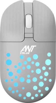 Ant Value FKAPU05 / Silent, Adj. DPI, RGB Lights Wireless Ambidextrous Optical Mouse  with Bluetooth