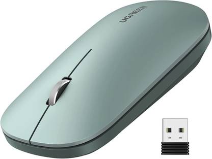 Ugreen 2.4G Slim Silent Computer Mouse with 4000 DPI Wireless Optical Mouse