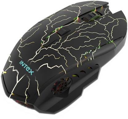 Intex Wired Gaming Mouse Max 01 Wired Ambidextrous Optical  Gaming Mouse