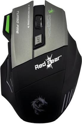 Redgear DRAGON WAR ELE-G9 Dragon war Thor Wired Gaming Mouse (USB, Black, Grey) Wired Ambidextrous Optical  Gaming Mouse