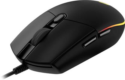 Logitech G203-Black Wired Ambidextrous Optical  Gaming Mouse