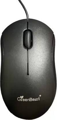MAHA VIR Mouse, Led Tracking, Scrolling Wheel, Plug and Play Wired Ambidextrous Optical Mouse