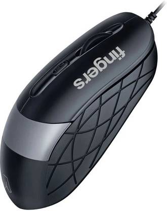 FINGERS SuperHit Wired Ambidextrous Optical Mouse