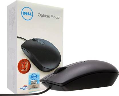 DELL MS-116 Wired Ambidextrous Optical Mouse
