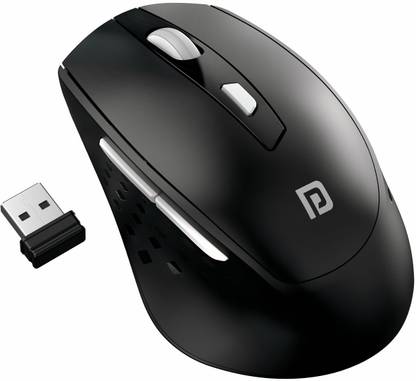 Portronics Toad 32 Wireless Mouse with 6 Buttons, Ergonomic Design, Adjustable Optical DPI Wireless Ambidextrous Optical Mouse