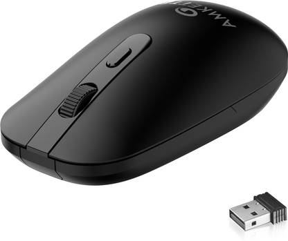 AMKETTE Hush Pro Edge Silent Switch, 3 DPI Settings, Smart Auto Sleep Wireless Optical Mouse