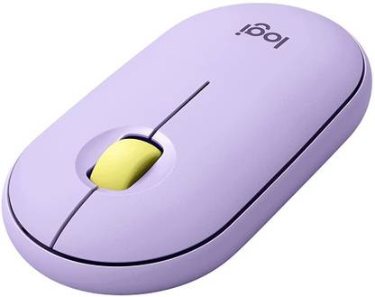 Logitech PebbleM350/SilentButtons,BluetoothorUSB(Multi-DeviceConnectivity) Wireless Ambidextrous Optical Mouse  with Bluetooth