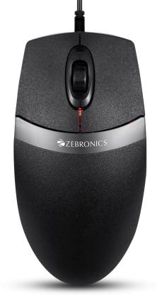 ZEBRONICS ZEB-SPIN Wired Ambidextrous Optical  Gaming Mouse