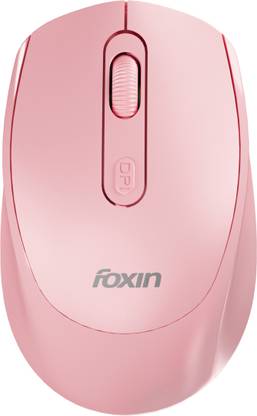 Foxin Flow Wireless Mouse with Rechargeable Battery, 4 Buttons, 800/1200/1600 DPI Wireless Ergonomic Optical Mouse  with Bluetooth