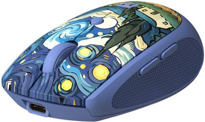 Portronics Toad III Plus Wireless, Bluetooth + 2.4 GHz, Rechargeable, 6 Buttons, Wireless Ambidextrous Optical Mouse  with Bluetooth