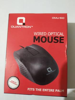 Quantron QMU -510 (WIRED MOUSE FOR PC ) Wired Ambidextrous Optical Mouse