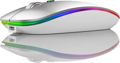 Offbeat Dash - 5.1 Bluetooth + 2.4Ghz Wireless Rechargeable mouse Wireless Ambidextrous Laser  Gaming Mouse  with Bluetooth