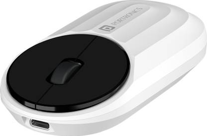 Portronics Toad 6 Rechargeable Bluetooth Mouse with 2.4 GHz Receiver & Silent Clicking Wireless Ambidextrous Optical Mouse  with Bluetooth