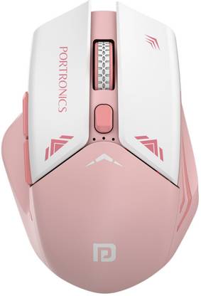 Portronics Vader Pro Wireless Gaming Mouse with 6 Buttons, Thumb Comfort, Adjustable DPI Wireless Ambidextrous Optical Mouse
