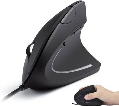 Verilux Wired Vertical Mouse, Optical Ergonomic Mouse Wired Ambidextrous Touch  Gaming Mouse