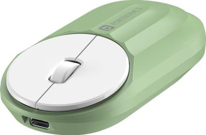 Portronics Toad 6 Rechargeable Bluetooth Mouse with 2.4 GHz Receiver & Silent Clicking Wireless Optical Mouse (2.4GHz Wireless, Bluetooth, Green) deal from flipkart