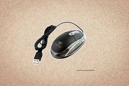 Shivsoft 3D Optical wired USB Mouse in Black Model-4858 Wired Ambidextrous Optical  Gaming Mouse