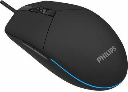 YADAV TELECOM 5-Button Gaming Mouse RGB 7-Color Adjustable up to 6400 DPI Wired Optical Mouse Wired Ambidextrous Optical  Gaming Mouse