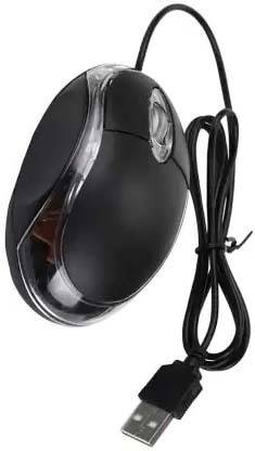 Mobtude Wired USB Mouse with 3 Buttons,Fast-Moving Scroll Wheel and Optical Sensor works Wired Ambidextrous Optical  Gaming Mouse