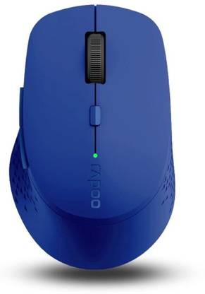 RAPOO M300 Blue Wireless Ambidextrous Optical Mouse  with Bluetooth