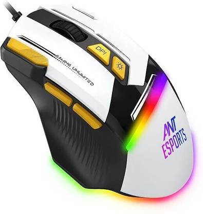 Ant Esports GM333 RGB Wired High End Optical Ergonomic Gaming Mouse ...