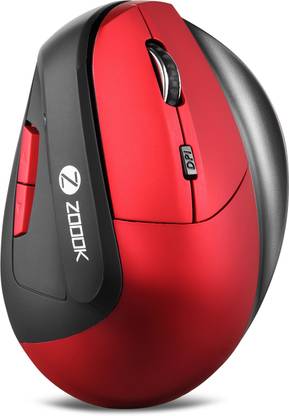 Zoook Infinite Vertical Mouse,6 Buttons,Ergonomic High Precision Sensor, Auto Turn Off Wireless Optical Mouse