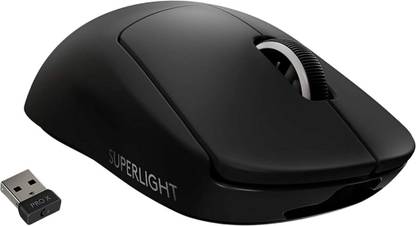 Logitech G PRO X Superlight / Hero 25K Sensor, Adj DPI 25.6K DPI, 5 Programmable Buttons Wireless Ambidextrous Optical  Gaming Mouse  with Bluetooth