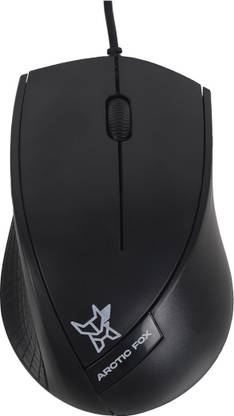 Arctic Fox Opti-Lite Wired Ambidextrous Optical Mouse