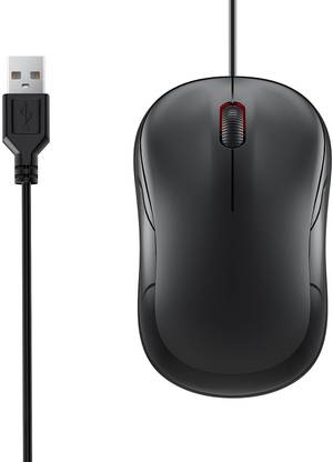 TIZOQ Wired Mouse | Scrolling Wheel Plug and Play | Adjustable 1000 DPI Optical Sensor Wired Ambidextrous Optical  Gaming Mouse