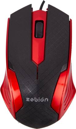 zebion Swag Wired Ambidextrous Optical Mouse