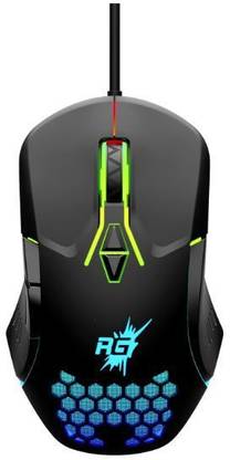 KRISHNA Wired Gaming Mouse with Upto 6400 DPI, RGB Wired Ambidextrous Hybrid  Gaming Mouse