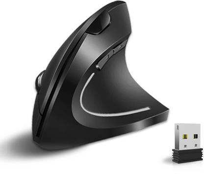 VOOCME Rechargeable 2.4ghz Wireless Vertical Ergonomic Mouse 800-1600 Dpi Optical Mouse Wireless Optical  Gaming Mouse