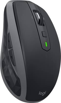 Logitech MX Anywhere 2S Wireless Optical Mouse Multi-Surface with 4000 DPI, Hyper-Fast Scrolling and 7 Customisable Buttons  with Bluetooth