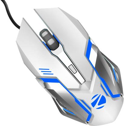 ZEBRONICS Transformer M Wired Ambidextrous Optical  Gaming Mouse Premium Gaming Mouse with 3200 DPI switch, 6 Buttons, RGB, Gold Plated