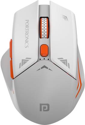 Portronics Vader Pro Wireless Gaming Mouse with 6 Buttons, Thumb Comfort, Adjustable DPI Wireless Ambidextrous Optical Mouse