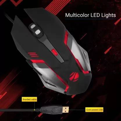ZEB -Monster mouse 12 Wired Ambidextrous Optical  Gaming Mouse
