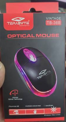 Koilakh Devi Enterprises TB -36B Worried Optical Mause Wired Ambidextrous Optical Mouse