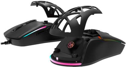 Salpido SG-M360 7D Programmable RGB Gaming Mouse With Replaceable Shell Wired Ambidextrous Laser  Gaming Mouse