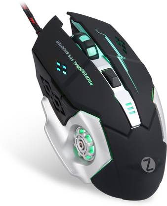 Zoook Bomber Wired Optical Gaming Mouse  (USB 2.0, Black)