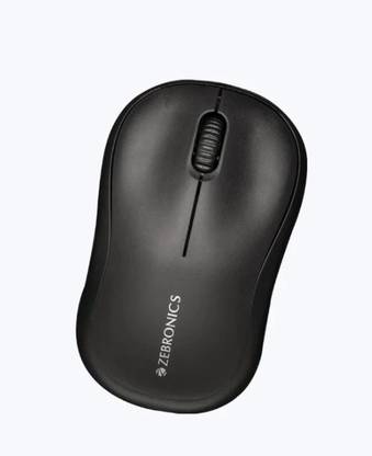 ZEBRONICS Zeb-Comfort,Accurate optical sensor,Ergonomic design Wired Ambidextrous Mechanical Mouse