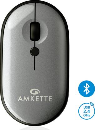 AMKETTE Hush Pro Byte Slim Wireless Optical Mouse  with Bluetooth