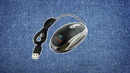 Shivsoft 3D Optical wired USB Mouse in Black Model-4891 Wired Ambidextrous Optical Gaming Mouse