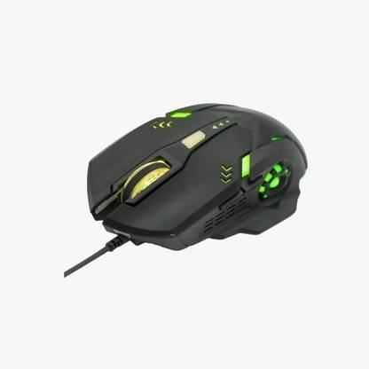 ECOMILES Dragtale Emerald Wired Ambidextrous Optical  Gaming Mouse