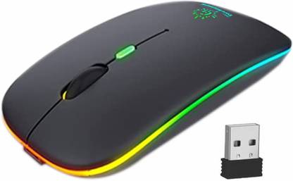 RPM Euro Games Wireless Gaming Mouse | Rechargeable Battery | Upto 2400 DPI | Silent Clicks Wireless Optical  Gaming Mouse