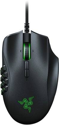 Razer Naga Trinity Chroma MOBA/MMO Interchangeable Side Plates - Up to 19 Programmable buttons Wired Ergonomic Optical  Gaming Mouse