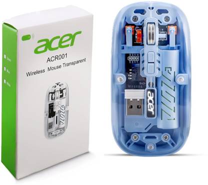 Acer Transparent Rechargeable Bluetooth Wireless Optical Mouse  with Bluetooth