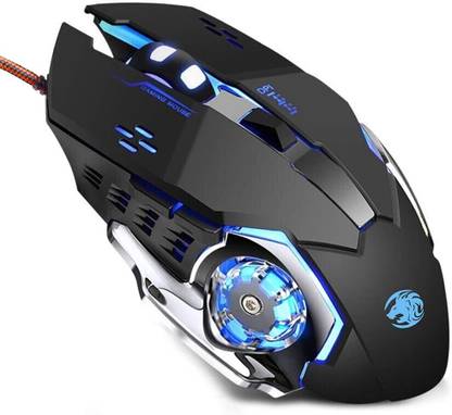 TXOR ROVER X, Nylon Braided Ergonomic Design & Upto 3200 DPI 6 Buttons Wired Ambidextrous Optical  Gaming Mouse