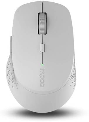 RAPOO M300 LightGrey Wireless Optical Mouse  with Bluetooth