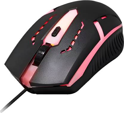 ENTWINO Wired Gaming Mouse, Laptop Mouse, RGB Light, DPI Button, Gaming Mouse Pad Wired Ambidextrous Optical  Gaming Mouse
